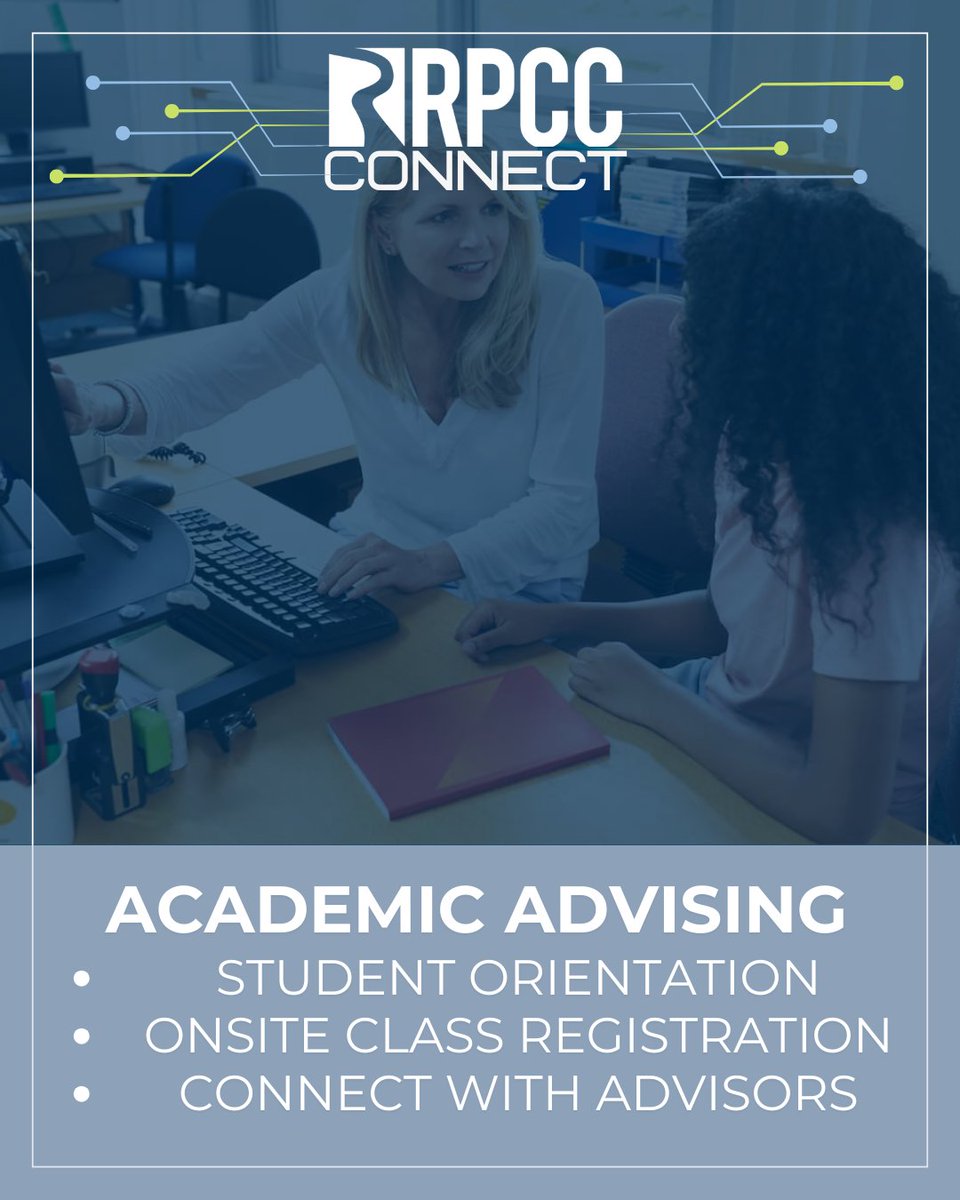 New to RPCC? Start off right at our Academic Advising Orientation during RPCC Connect! Learn how to register, understand your schedule, and get your questions answered.

📍 Gonzales Campus, Rooms 118 &amp; 119

Start your college journey with confidence!
#RPCCConnect #AdvisingMatters