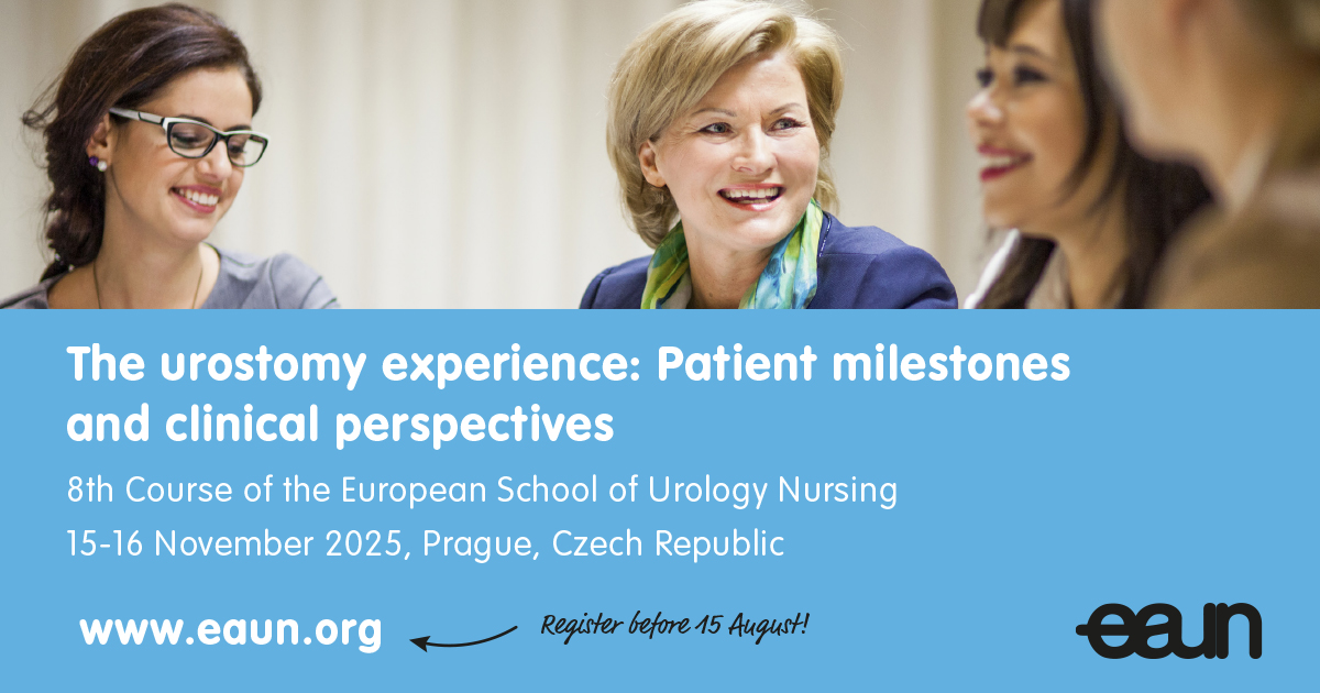 EAUNurses's tweet image. ⏰ The application deadline for the new ESUN course is fast approaching!
Enhance what you know in managing patients with urostomies!
📅 15-16 Nov. 2025
📍 Prague, Czech Republic
View the scientific programme & apply now 👇
nurses.uroweb.org/nurses/educati…
🚨 Deadline: 15 Aug. 2025