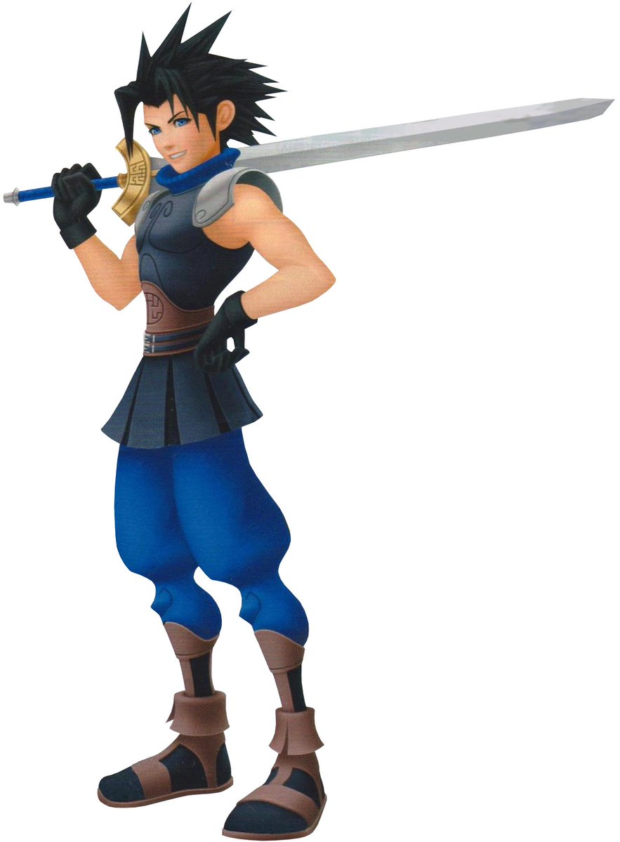 CloudfanStrife's tweet image. Zack doesn’t even use the Buster Sword in Kingdom Hearts but people wanna debate if Cloud Strife made it iconic?
