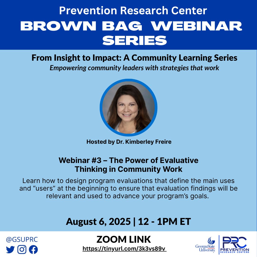 Prevention Research Center at Georgia State tweet media