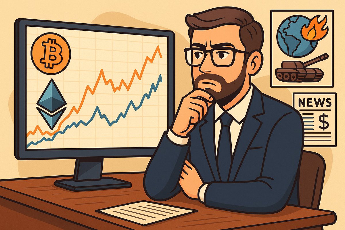 Luzo1337's tweet image. BTC forming a bull flag, ETH stuck in sideways purgatory.
Meanwhile I'm 4 coffees deep and still no clear signal...
What do you think  ?
#CryptoNightShift #AIvsInstinct #BTCvsETH #TechnicalInsomnia #ChartWars #BuyOrCry