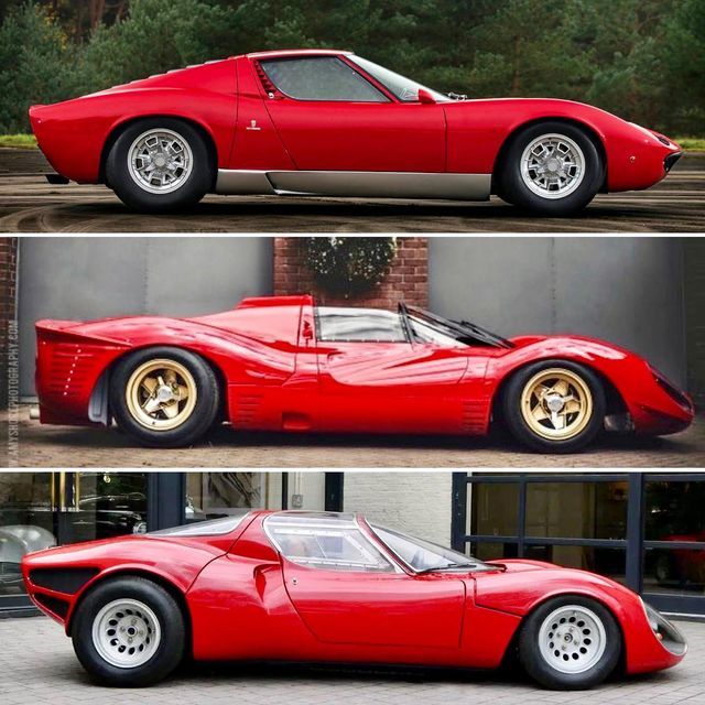 Miura, 330P4 and 33 Stradale