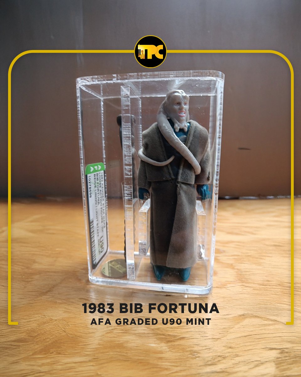 PadawanCollects's tweet image. Bib Fortuna was first released in 1983 for the Return of the Jedi toy line by Kenner on the 65A cardbacks on Palitoy and Kenner. He comes with a velvet-type cloak, a chest plated belt, and, staff.
#vintagetoys