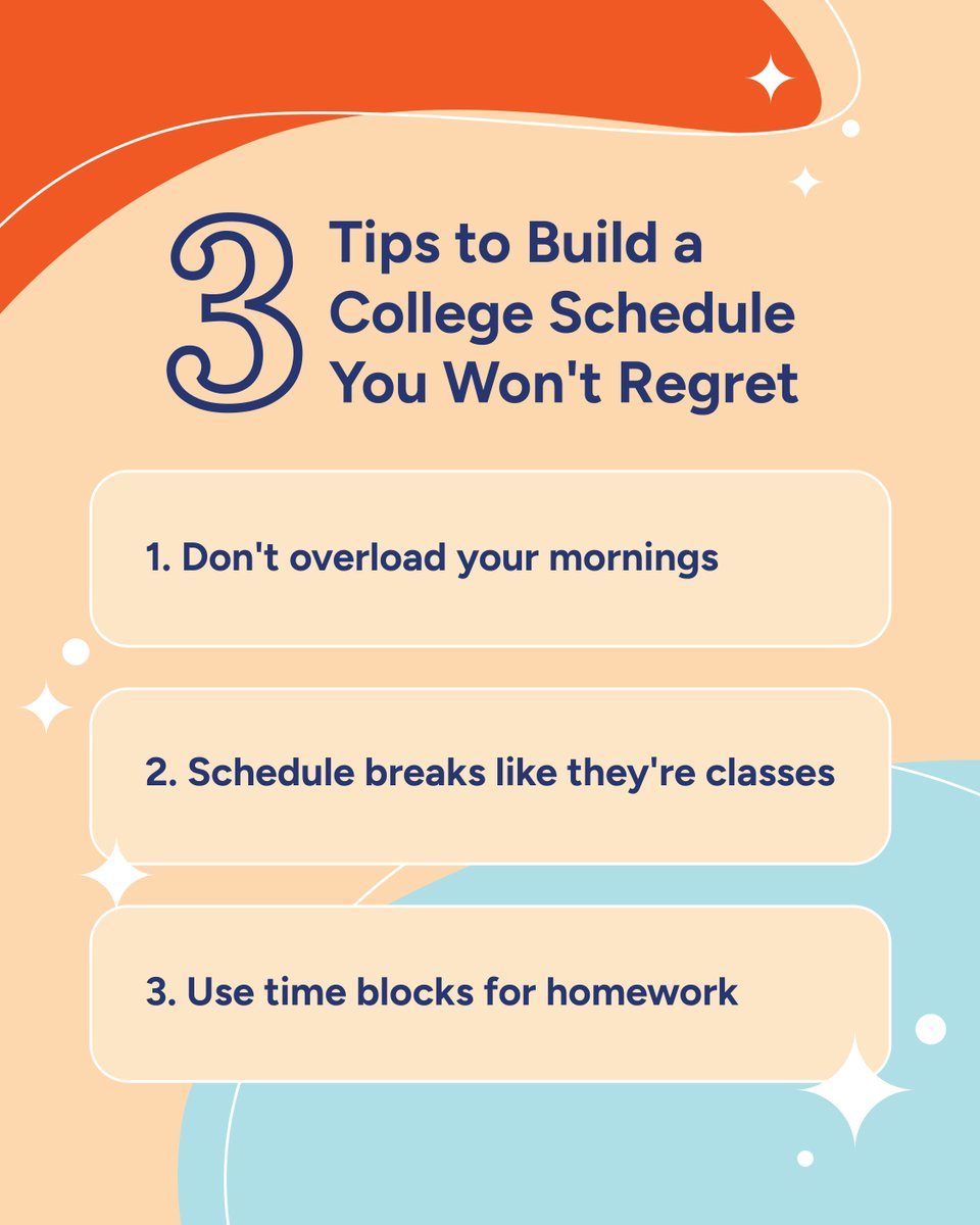 Build a college schedule you won’t hate later. Balance is everything. ✨ #collegeave #collegestudent #collegeschedule #collegetips