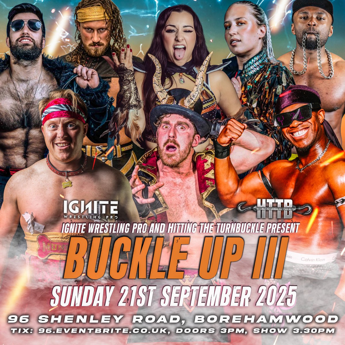 IgniteWresPro's tweet image. The biggest show of the year is less than 8 weeks away!

🔥 2 huge debuts
🔥 2 epic returns
🔥 6 must see matches

We’re teaming up with @HTTBUCKLE for Buckle Up III on Sept 21st!

50% of tickets are already gone. Don’t miss out 👇
🎟️ eventbrite.co.uk/e/ignite-wrest…