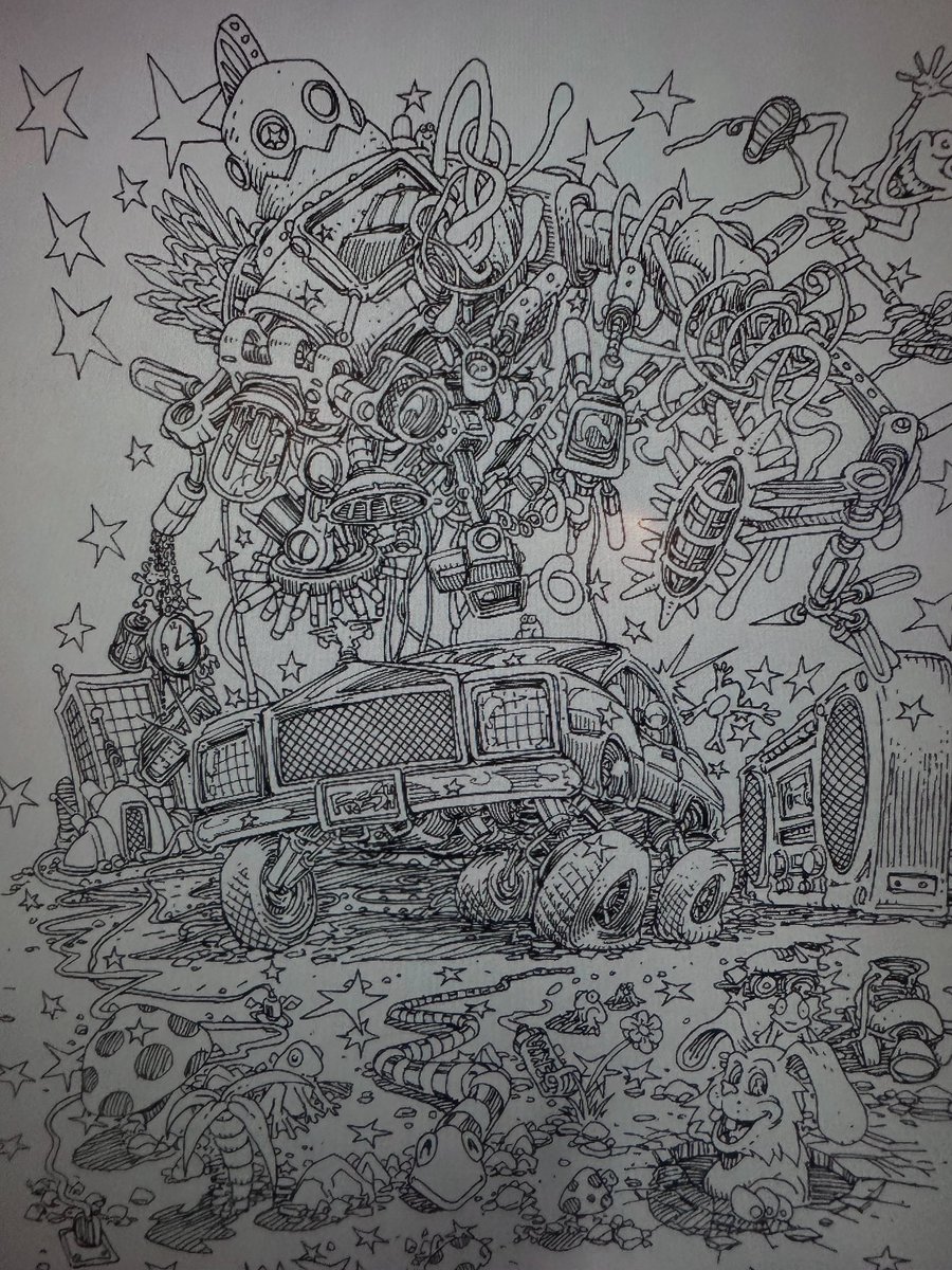 Drawn in 2005. Unused art from ATL