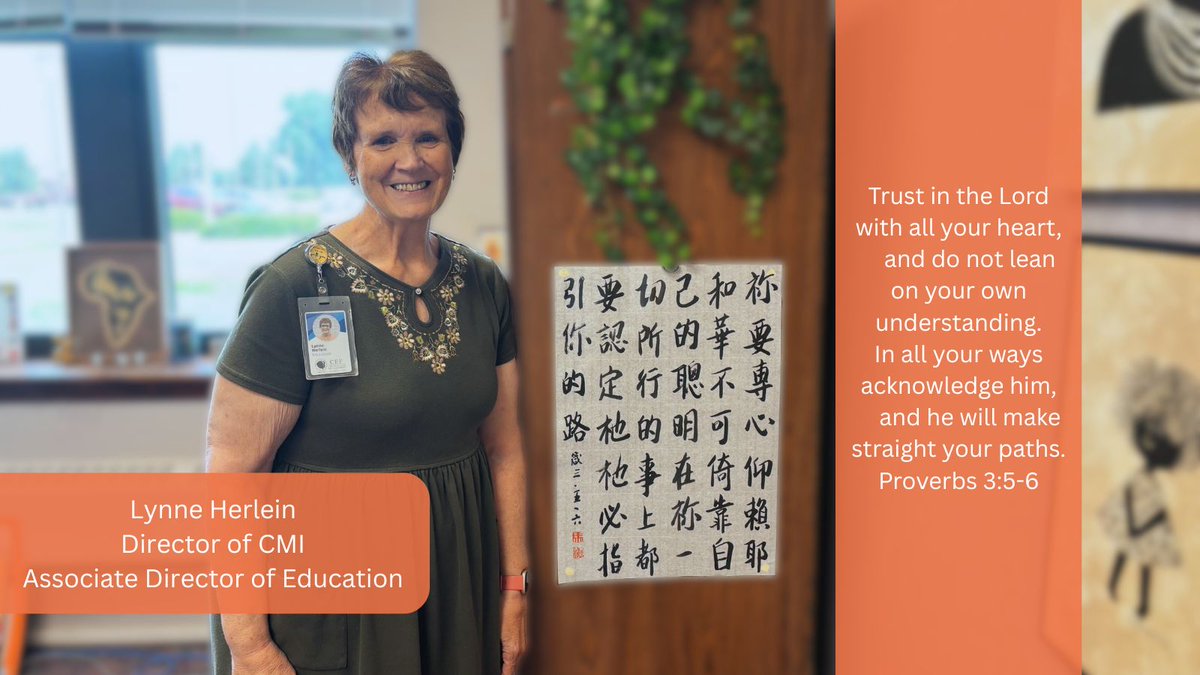 Today is Scripture Sunday! One of Lynne's former student's fiancé makes Chinese art. Years ago, he asked her what her favorite bible verse was, Proverbs 3:5-6, so that he could make this sign specifically for her. It has been hanging up in her office since 2011.