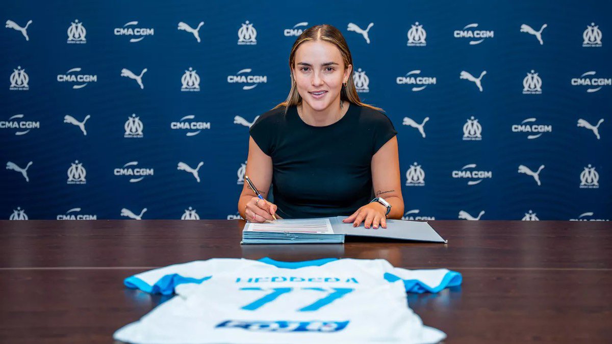 Be_OM13's tweet image. 🚨En plus d’Igor Paixão 🇧🇷, l’OM signe une nouvelle recrue aujourd’hui !!!! 💙🤍
✍️ L’OM annonce la signature de Mélissa Herrera 🇨🇷 !!!
Bienvenue à elle !! 👋