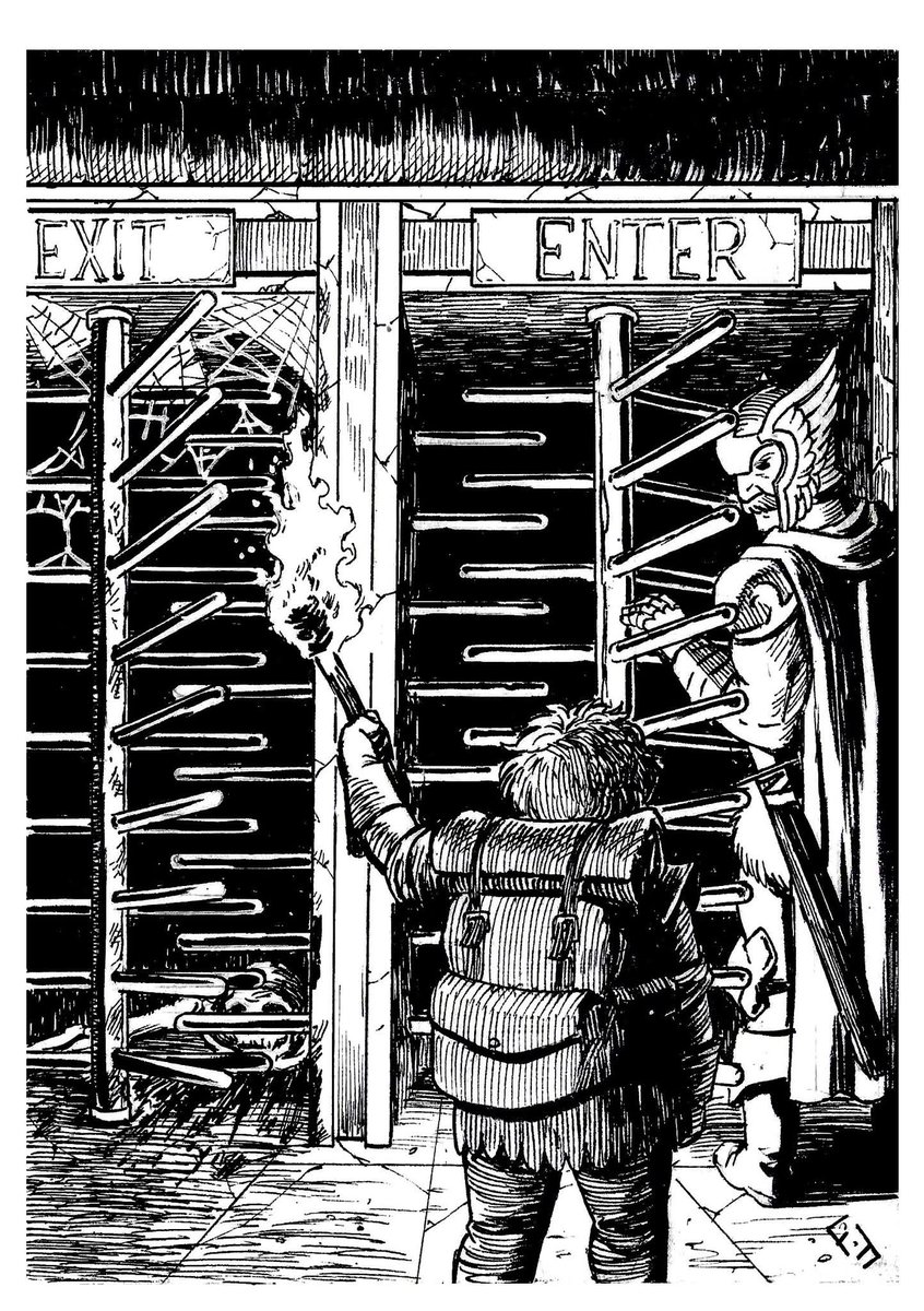 Dungeons should feel threatening and invoke a healthy dose of fear when players send their characters into them. There should be no guarantee of survival. In the immortal words of The Eagles: “You can check out any time you like, but you can never leave.”