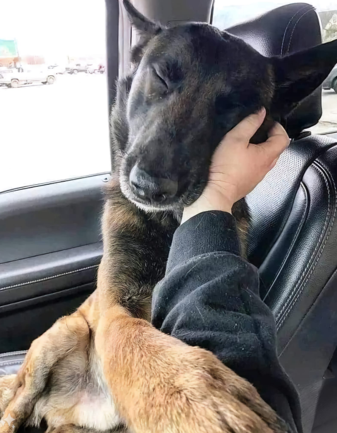 This dog was in the shelter for 173 days, This is his first ride home 😍 don't scroll without giving them some love!🙏❤