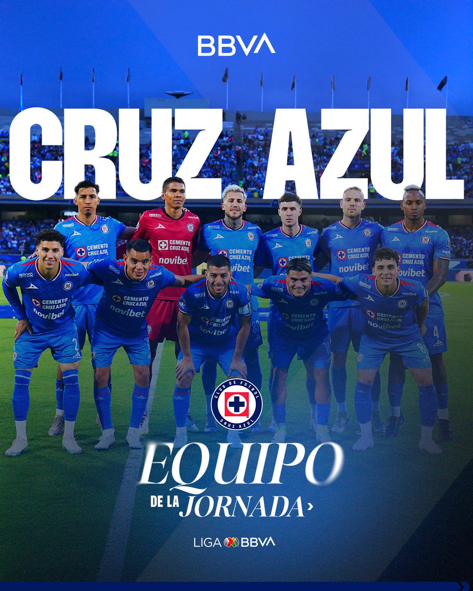 ¡Se prendió la Maquinola! 🔥

Tras una notable exhibición, <a href="/CruzAzul/">CRUZ AZUL</a> fue elegido como el #EquipoDeLaJornada 3⃣.

<a href="/BBVA_Mex/">BBVA México</a> | #AP25 | #LaLigaDeLaAfición