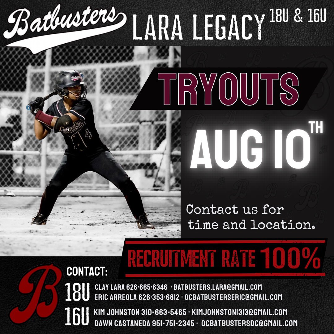 Come be a part of Lara Legacy family.  Tryouts in two weeks.