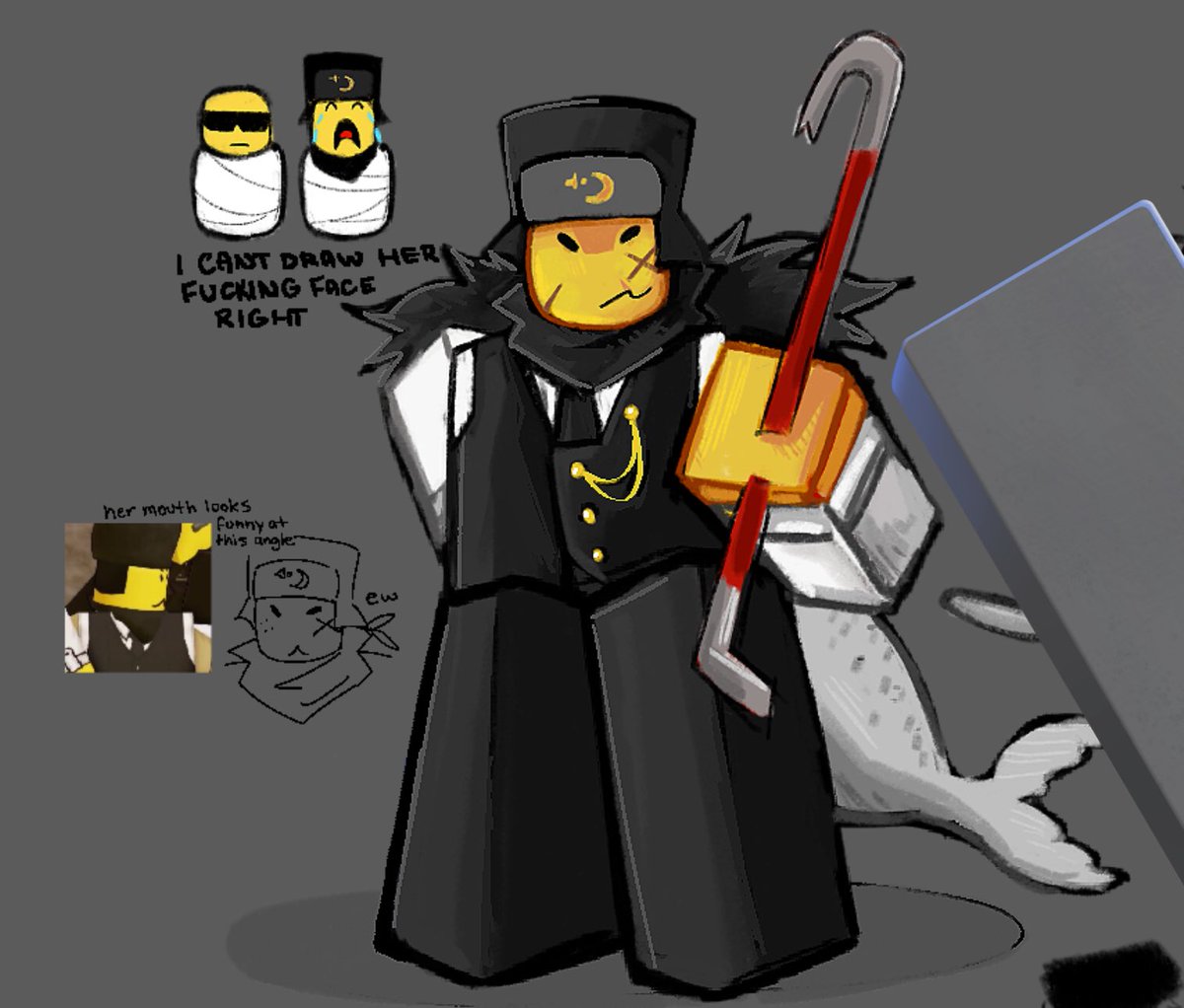 marchingbaton's tweet image. messy soldiers from priv lalala #forsaken #mafialingsForsaken