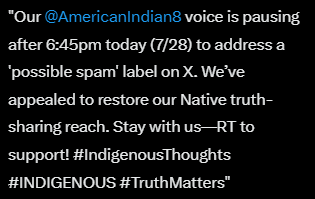We will be resuming Thursday, July 31, 2025, at 10:00 AM EDT
#INDIGENOUS #TAIRP
#TruthMatters