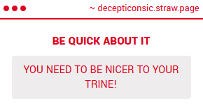 decepticonSIC's tweet image. WHY SHOULD I