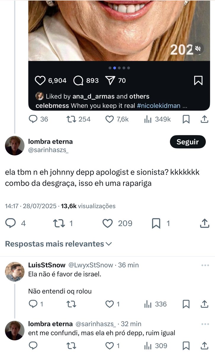 takingheads's tweet image. -ANA DE ARMAS PUTA ZIONISTA
-ela não é zionista
-ata me confundi