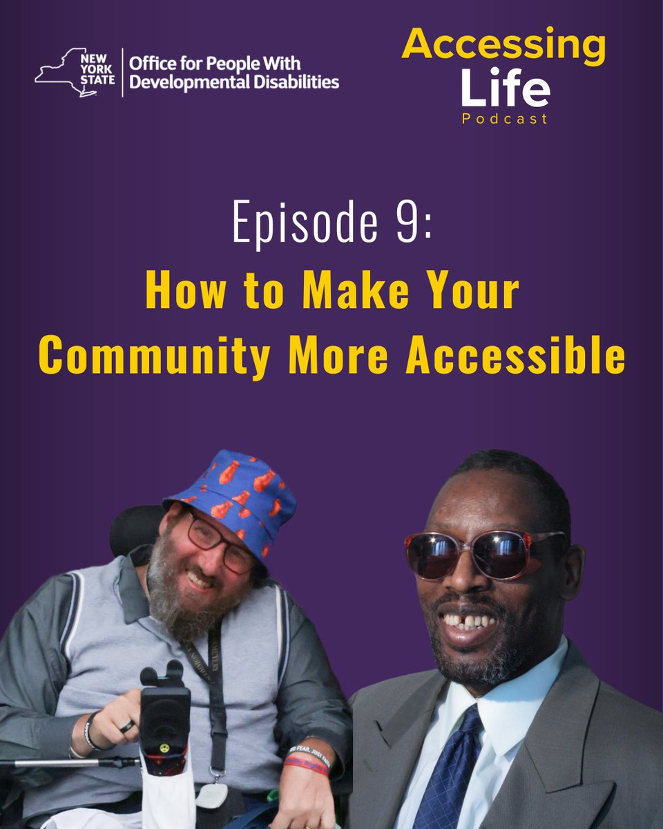 NEW EPISODE: Chester and BJ have a great conversation with advocates from the city of Buffalo about how YOU can help make your community become more accessible.

Check out the new Accessing Life Podcast episode: bit.ly/AccessingLifeE…