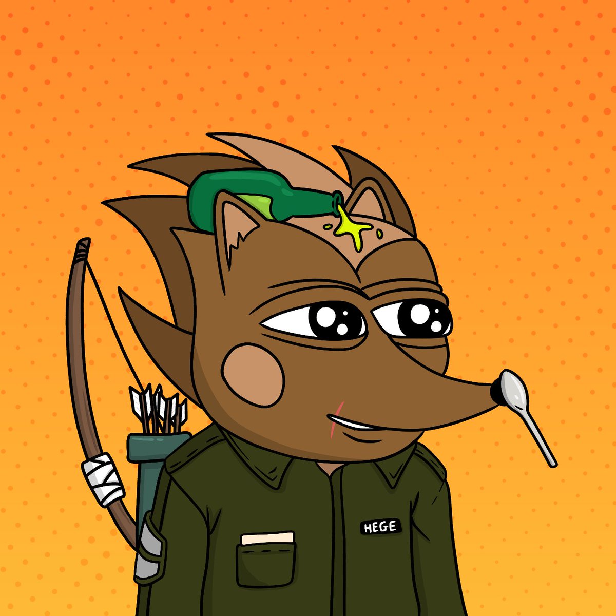 New Hegend Buy!

Hegend Flamebow
An audacious warrior with a spoon on the nose, navigating life with cuteness and fiery resolve!

Rank: 319
Tier: Rare
Price: 2.19 SOL ($406)
tensor.trade/item/AGBdbytLB…