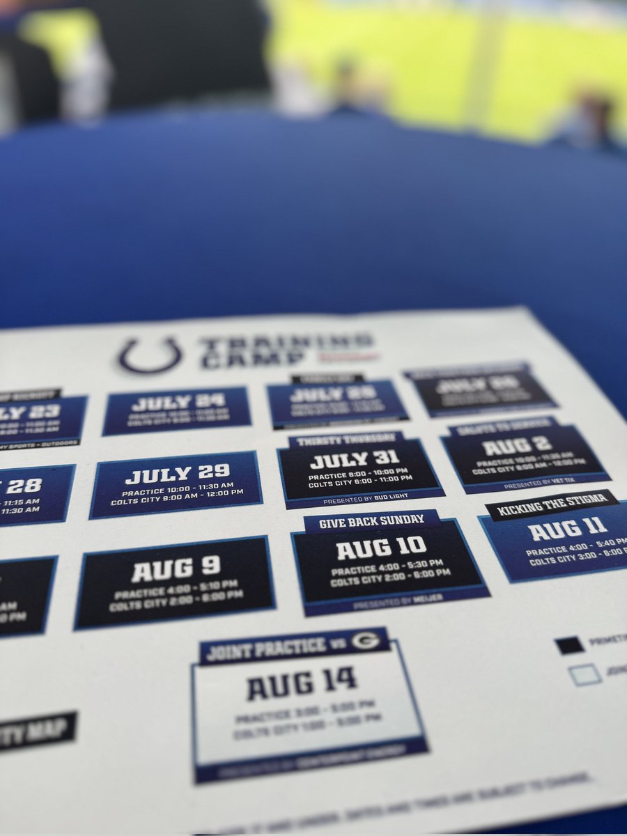 Thank you, @colts for the hospitality. 

#Colts #TrainingCamp #NFL