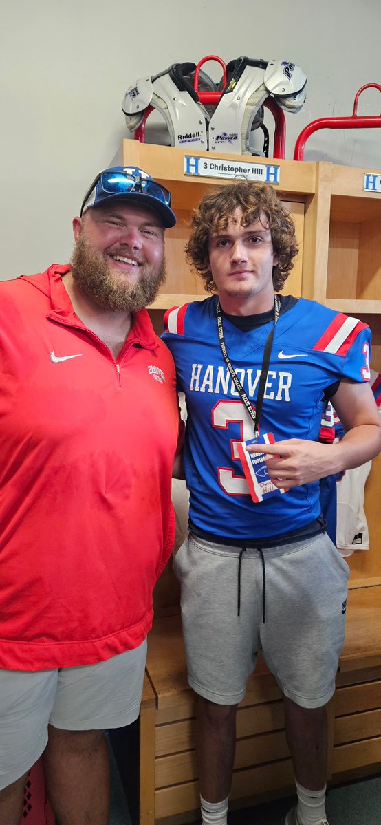 Christopher Hill Jr (@chill_003) on Twitter photo After having a great visit and conversation with <a href="/CoachSmith53_/">Sam Smith, M.Ed</a>, I'm blessed to receive my first offer from <a href="/HanoverFTBL/">Hanover Football</a>
#AGTG
<a href="/DCHawkFootball/">DCHS Football</a> <a href="/DCHawkPOWER/">HAWKS Athletic Performance</a> After having a great visit and conversation with <a href="/CoachSmith53_/">Sam Smith, M.Ed</a>, I'm blessed to receive my first offer from <a href="/HanoverFTBL/">Hanover Football</a>
#AGTG
<a href="/DCHawkFootball/">DCHS Football</a> <a href="/DCHawkPOWER/">HAWKS Athletic Performance</a>