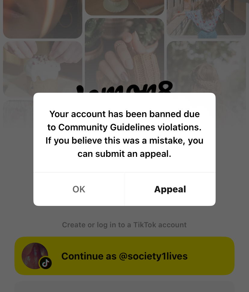 They BANNED me on Lemon 8. This is what being truly controversial will get you. You'd think I make snuff films with how I'm blacklisted in the press and banned on social media sites. 
All this for simply talking about my life and showing clips of me performing on stage #banned