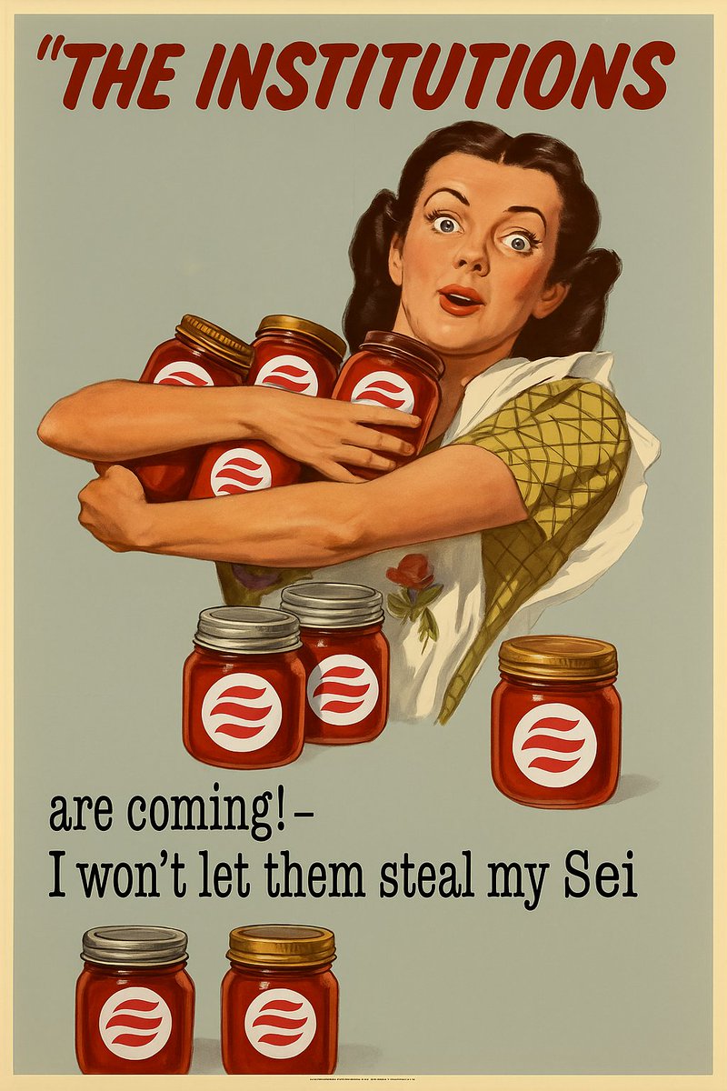 shockermandan's tweet image. The institutions are coming!

I won&apos;t let them steal my Sei