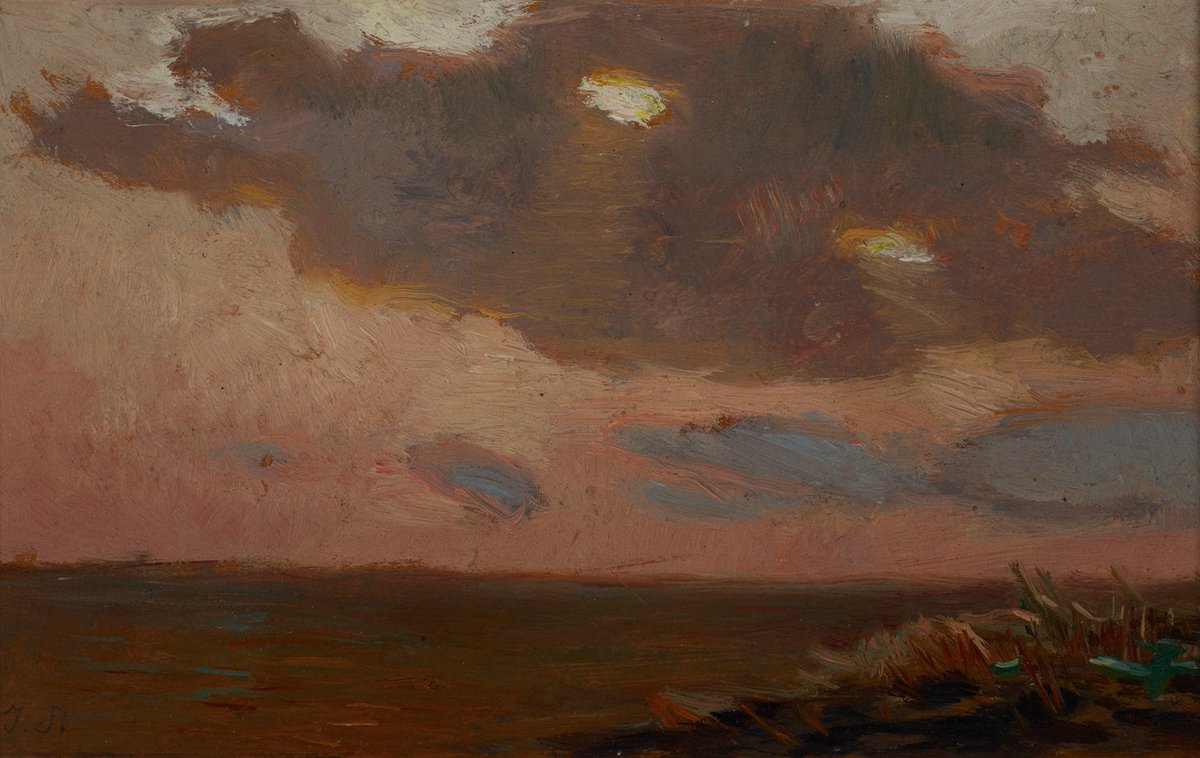 AnaLolaNeva's tweet image. Jan Stanisławski (1860–1907) 
&quot;After sunset&quot;, 1906