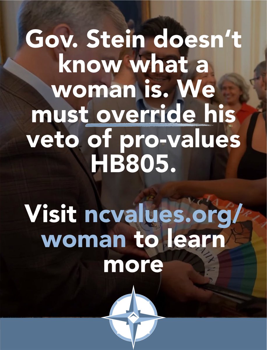 Moms for America Action (@mfaaction) on Twitter photo 🚨 PSA FOR NORTH CAROLINA MOMS: There is a vote TOMORROW to override <a href="/NC_Governor/">Governor Josh Stein</a> Stein’s veto of HB805.
Protect locker rooms and bathrooms for our girls and women. Urge Democrats <a href="/GarlandPierceNC/">Rep. Garland Pierce</a> and <a href="/pittmanfornc/">Representative Dante Pittman</a> to vote for North Carolina VALUES!
<a href="/NCValues/">🧭 NC Values</a> #MomsForAmerica 🇺🇸 🚨 PSA FOR NORTH CAROLINA MOMS: There is a vote TOMORROW to override <a href="/NC_Governor/">Governor Josh Stein</a> Stein’s veto of HB805.
Protect locker rooms and bathrooms for our girls and women. Urge Democrats <a href="/GarlandPierceNC/">Rep. Garland Pierce</a> and <a href="/pittmanfornc/">Representative Dante Pittman</a> to vote for North Carolina VALUES!
<a href="/NCValues/">🧭 NC Values</a> #MomsForAmerica 🇺🇸