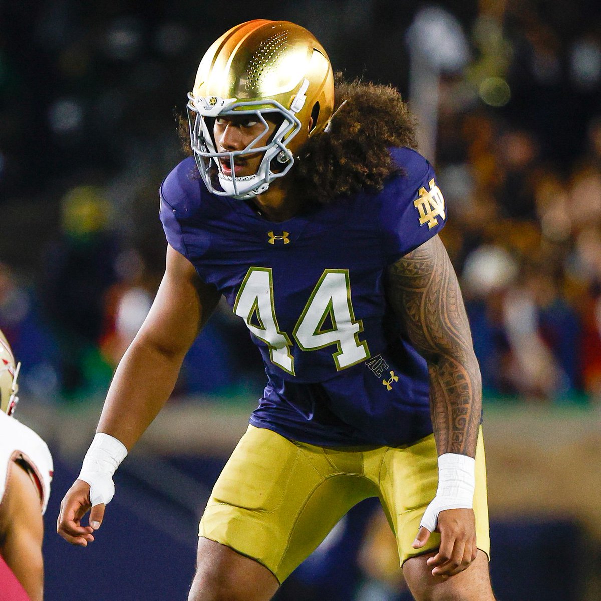 tbhorka's tweet image. Fun fact I came across working on the senior class review for @BGInews:
Junior Tuihalamaka has not missed a game in his Notre Dame career. He's appeared in all 42 the last three seasons.
He hasn't ever been a headliner per se but he's been a model of consistency. Kudos to him.