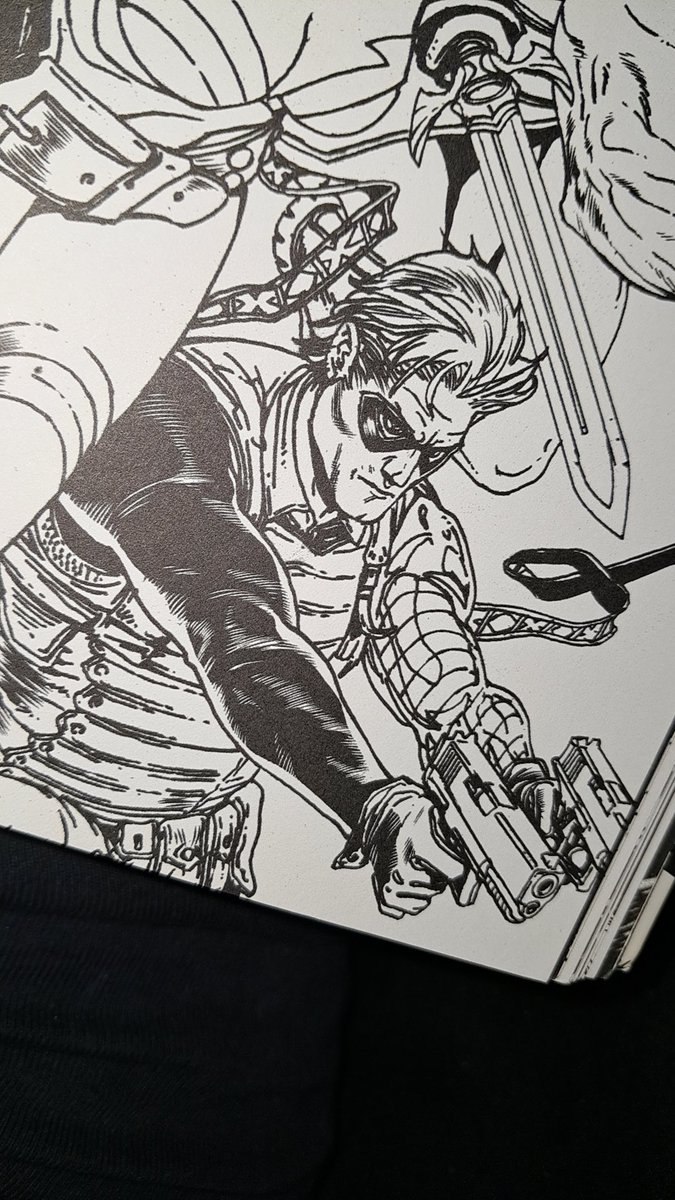 mayusenpai666's tweet image. Found my Marvel coloring book and look who I found in it π¦Ύ
(A kid gave it to me some years ago)