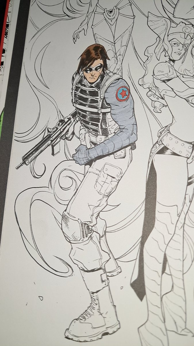 mayusenpai666's tweet image. Found my Marvel coloring book and look who I found in it π¦Ύ
(A kid gave it to me some years ago)
