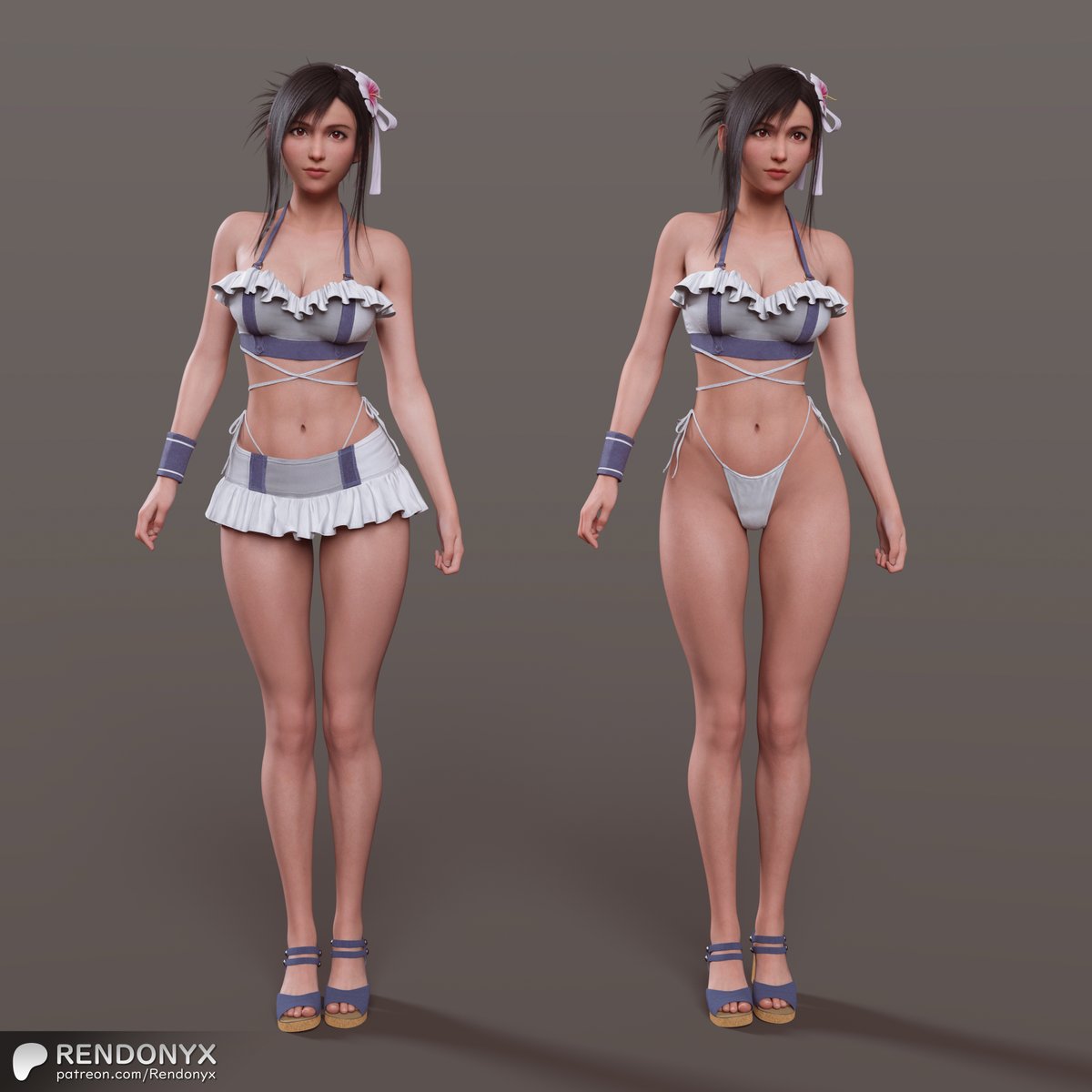 rendonyx's tweet image. My take on Tifa & her Shining Spirit beachwear from Rebirth. I'll be doing a render with her very soon so please look forward to it!
#FF7 #FF7R #FinalFantasy #FinalFantasyVIIRebirth #FinalFantasy7Remake #FinalFantasyVII #finalfantasy7 #TifaLockhart #tifa_lockhart