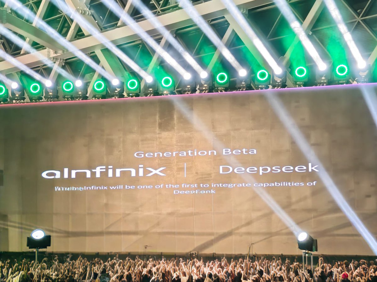 raqamitv's tweet image. انفنكس تعلن دمج الذكاء الاصطناعي deepseek R1 في أجهزتها القادمه
#infinixnote50s #infinix