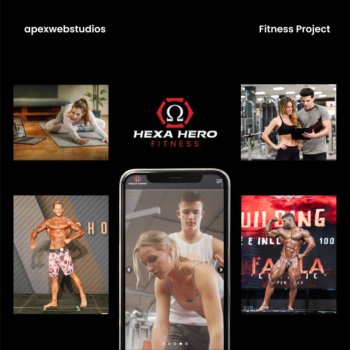 ApexWebStudios's tweet image. 🔥 Another Milestone Unlocked! 🔥We’re excited to showcase our recent project — a powerful and sleek website for Hexa Hero Fitness 

Crafted to inspire and convert, this platform is built to take fitness brands to the next level.