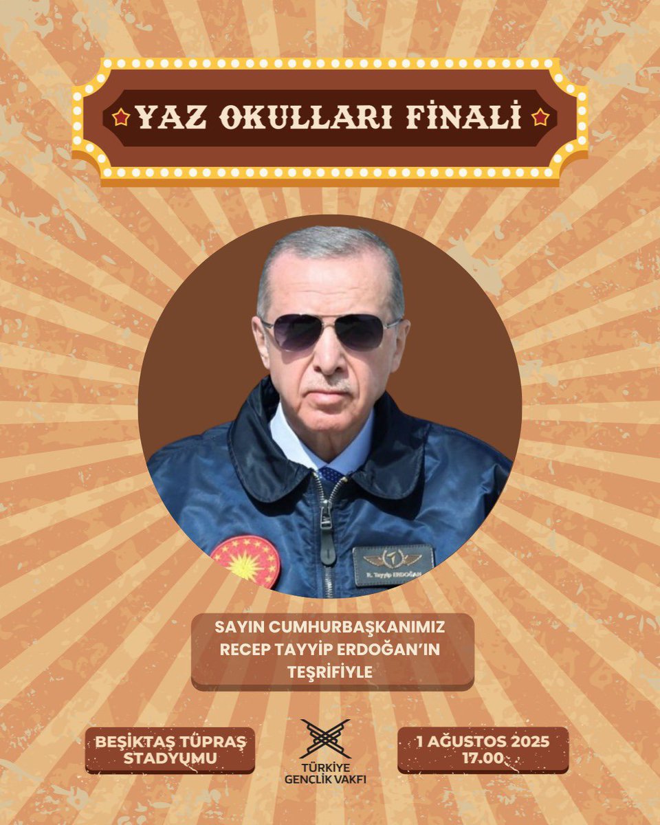 🇹🇷Cumhurbaşkanımız Sayın Recep Tayyip Erdoğan’ın teşrifleriyle!

Yaz boyu süren yolculuk, şimdi final sahnesinde!

📚 400 bin öğrencinin, binlerce gönüllünün, yüzlerce ilçede yankılanan Yaz Okulları’nın emeği…

Şimdi tek yürek oluyoruz.