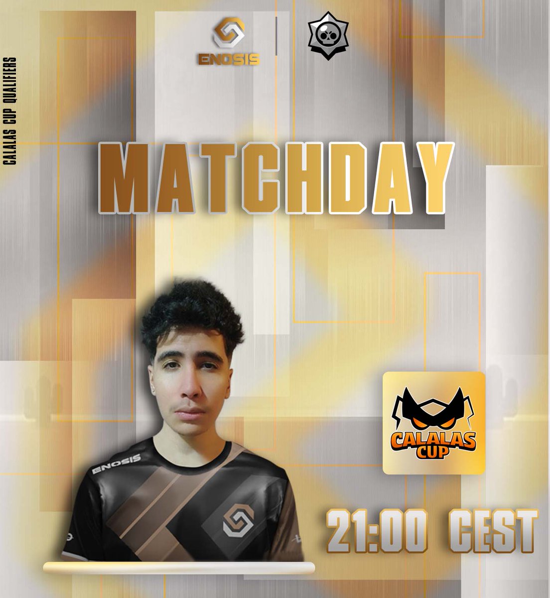 Enosis eSports (@enosiscr) on Twitter photo ▫️MATCHDAY▫️
🏆 <a href="/calalascup/">Calalas Cup x Brawl Stars</a> QUALIFIER 1
🕘 21:00 CEST/ 16:00 BRT
First day of the Calalas cup qualifiers and we are ready to take on the other teams trying to qualify. Let's give it our best!
Best of luck as always to our stars <a href="/MurilinBs/">Murilin</a> <a href="/NeFFex_try/">NeFFex_sft</a> <a href="/OKingStudio/">Studio</a> 🔥
#OCOE ▫️MATCHDAY▫️
🏆 <a href="/calalascup/">Calalas Cup x Brawl Stars</a> QUALIFIER 1
🕘 21:00 CEST/ 16:00 BRT
First day of the Calalas cup qualifiers and we are ready to take on the other teams trying to qualify. Let's give it our best!
Best of luck as always to our stars <a href="/MurilinBs/">Murilin</a> <a href="/NeFFex_try/">NeFFex_sft</a> <a href="/OKingStudio/">Studio</a> 🔥
#OCOE