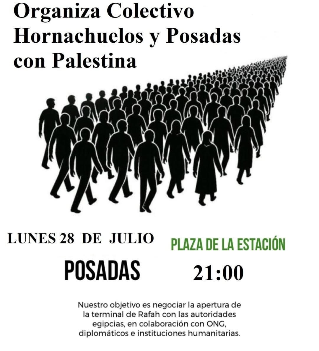 🇵🇸Concentración contra el Genocidio del Pueblo Palestino.
🗓️Hoy Lunes
⏰21.00
📍Plaza de la Estación de Posadas
🖤🤍💚
