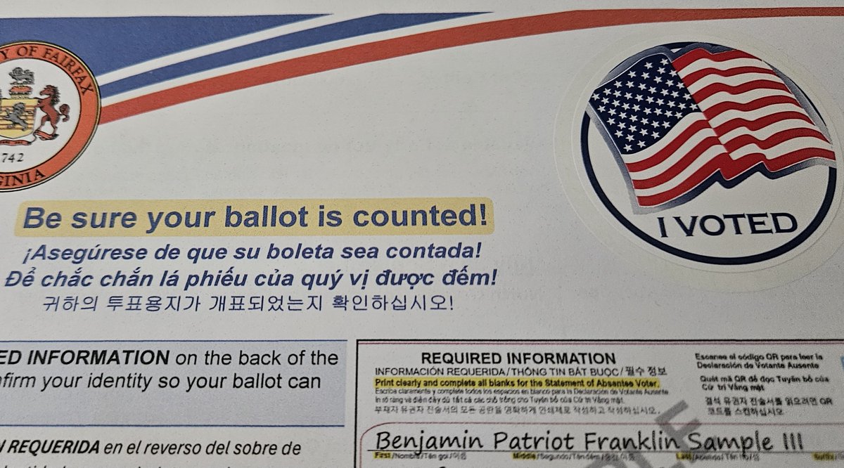 TheWuWu's tweet image. The 9/9/25 Election Ballot has been cast! #IVoted