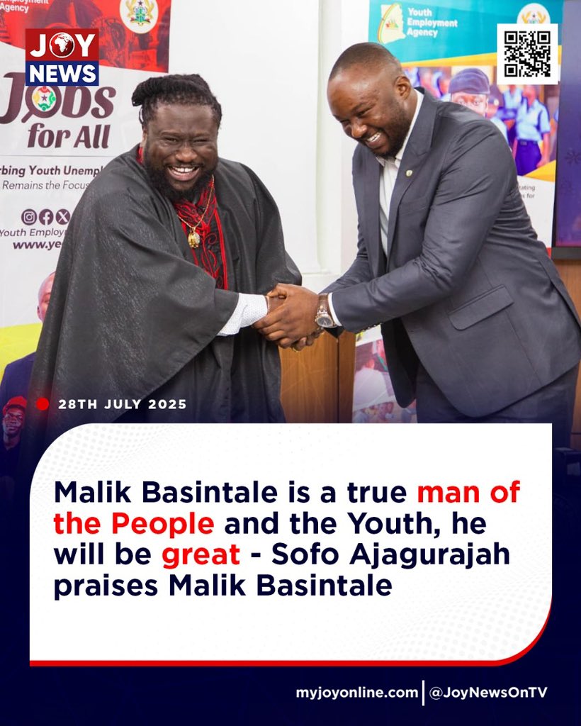 LuvFM995's tweet image. Malik Basintale is a true man of the People and the Youth, he will be great - Sofo Ajagurajah praises @malik_basintale.

#LuvNews
