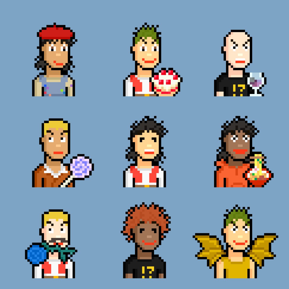 Bros On Base (@brosonbase) on Twitter photo GM Bros.
Can you guess the pixel artist who applied with this set?
Comment the artist name, and the winner gets 1 Bro from <a href="/hbba_onchain/">🙊Hippie APES🙊</a>
artists from <a href="/BrosOnBase/">Bros On Base</a> are not permited to this giveaway GM Bros.
Can you guess the pixel artist who applied with this set?
Comment the artist name, and the winner gets 1 Bro from <a href="/hbba_onchain/">🙊Hippie APES🙊</a>
artists from <a href="/BrosOnBase/">Bros On Base</a> are not permited to this giveaway