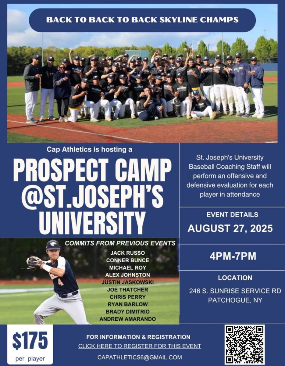 St. Joseph's University-Long Island Baseball tweet media