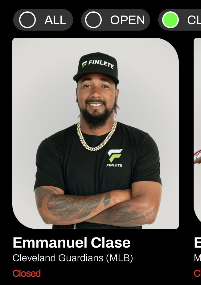 mdthomp_PLive's tweet image. damn i cant go invest in Emmanuel Clase's career anymore. What happened?