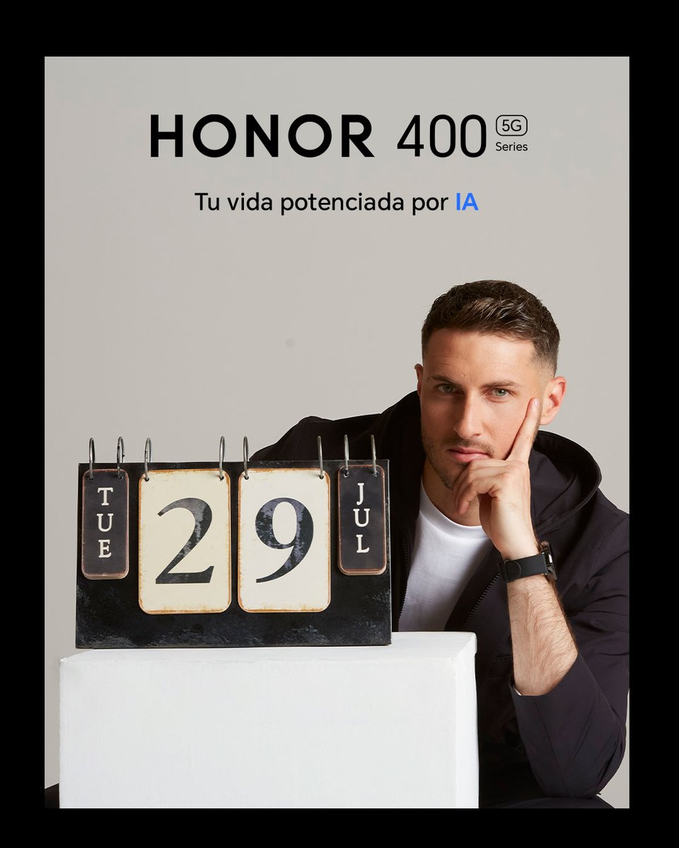 Santi ya lo probó… y tú, ¿estás listo para llevar tu vida al siguiente nivel? 💫
#HONOR400Series
#TuVidaPotenciadaPorIA
Lanzamiento: 29 de julio 🧠📱