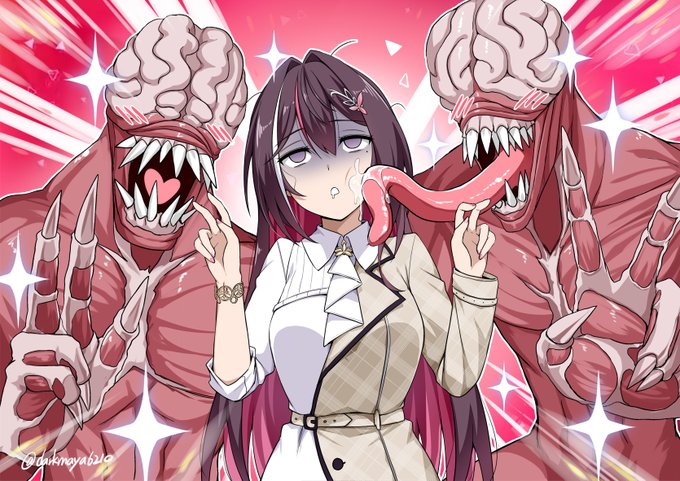 リカちゃん達と仲良くなったAZKiさん
#AZKiART 