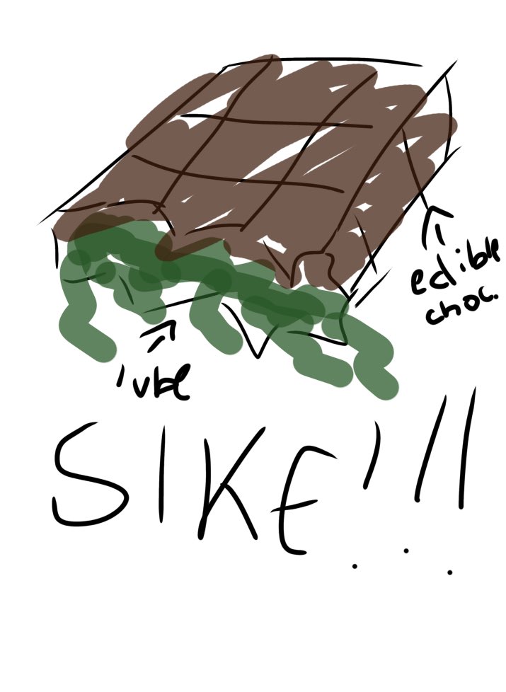 loonatron3000's tweet image. dubai chocolate lube . idea by @diveymfy sketch by Me