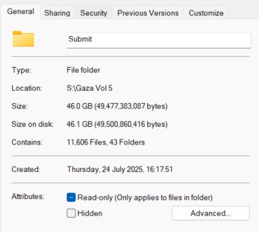 IsraelExposed (@xisraelexposedx) on Twitter photo Update: We have submitted another 46GB of war crimes footage (around 11,600 videos & images), to the <a href="/IntlCrimCourt/">Int'l Criminal Court</a>, the South African legal team, and <a href="/HindRFoundation/">The Hind Rajab Foundation</a>, for ongoing cases. Thanks to our research group for tirelessly documenting these war crimes for the past 655 Update: We have submitted another 46GB of war crimes footage (around 11,600 videos & images), to the <a href="/IntlCrimCourt/">Int'l Criminal Court</a>, the South African legal team, and <a href="/HindRFoundation/">The Hind Rajab Foundation</a>, for ongoing cases. Thanks to our research group for tirelessly documenting these war crimes for the past 655