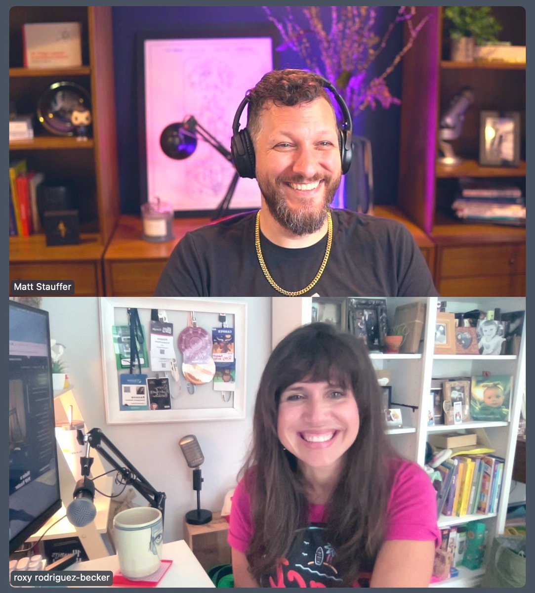 RoxanaCodes's tweet image. Oh hiiiii! Happy Monday!
Shout out to @stauffermatt and @TightenCo for hooking a girl UP for her first @LaraconUS. Super excited to check out the Lara-crowd I’ve heard such good things about. 🔥
(The extreme opposition in camera quality on that coffee chat selfie is UNREAL.…