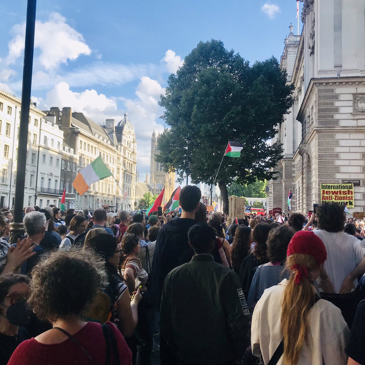 davidjmadden's tweet image. Outside the Foreign Office, with @NaamodUK and others