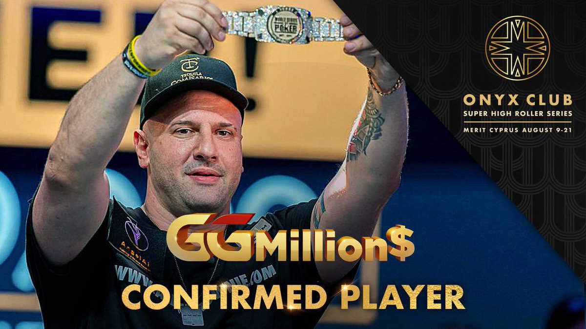 OnyxClub_'s tweet image. The Grinder is coming to Cyprus! 🚨
Off the back of his historic summer, @TheGrinder44 Michael "The Grinder" Mizrachi is heading to Cyprus and looking to add some Onyx SHRS titles to his resume starting with GGMillion$.
✔️WSOP Main Event Champion
✔️PPC Champion
✔️Hall of Fame…