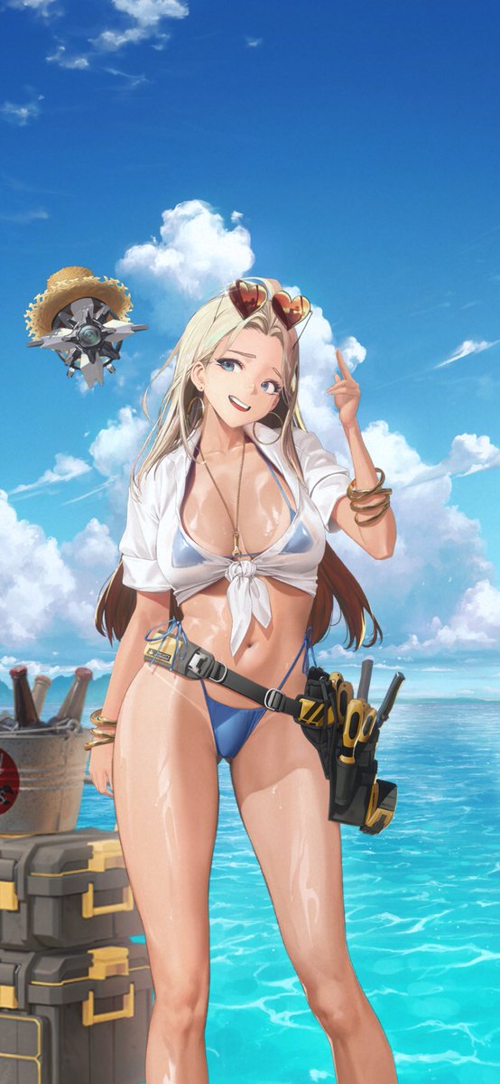 coionmoe's tweet image. i…. bought centi summer skin lol 

#NIKKE夏2025